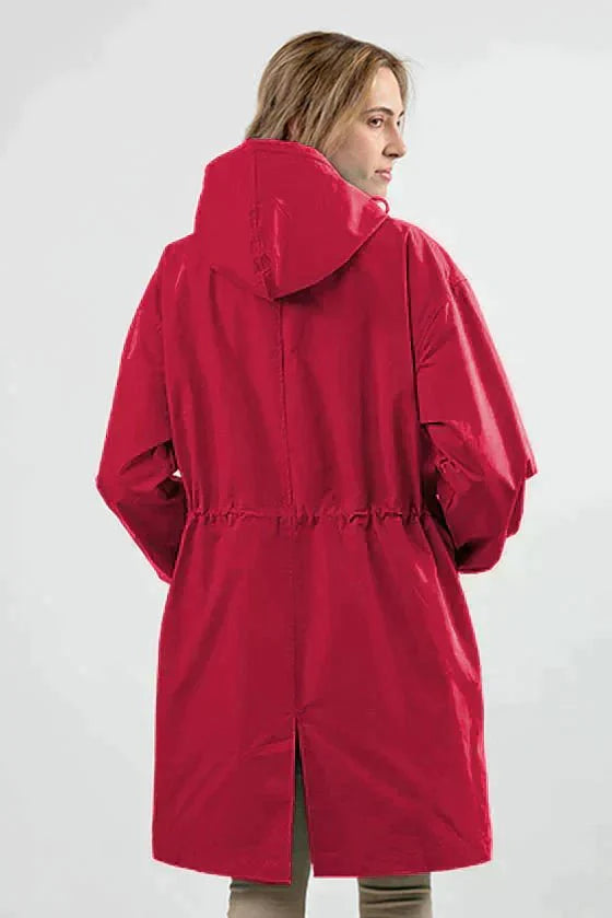 Hooded Button Coat