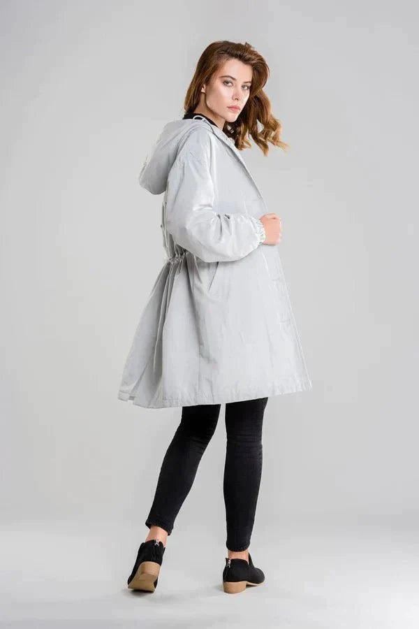 Hooded Button Coat