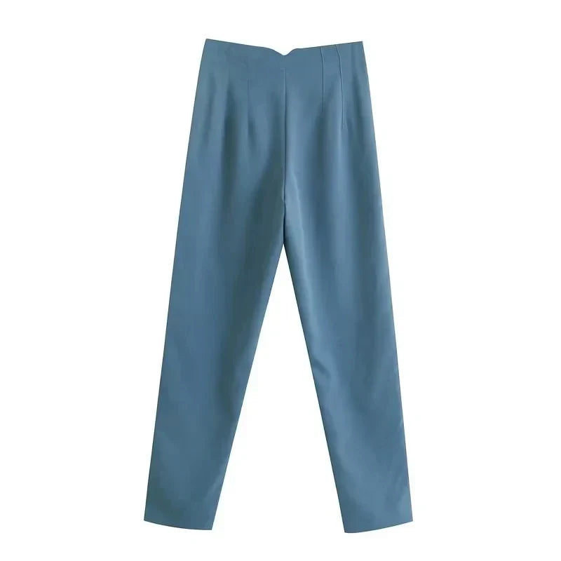 Claude™ - Elegant High-Waisted Trousers