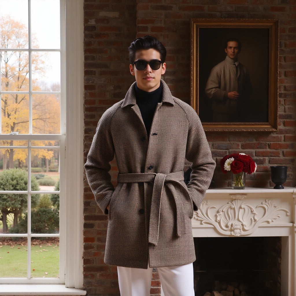 Ancien | Men's Hampton Wool Trenchcoat