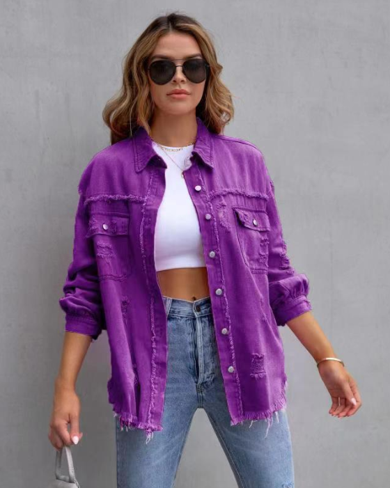 Oversized jacket for women