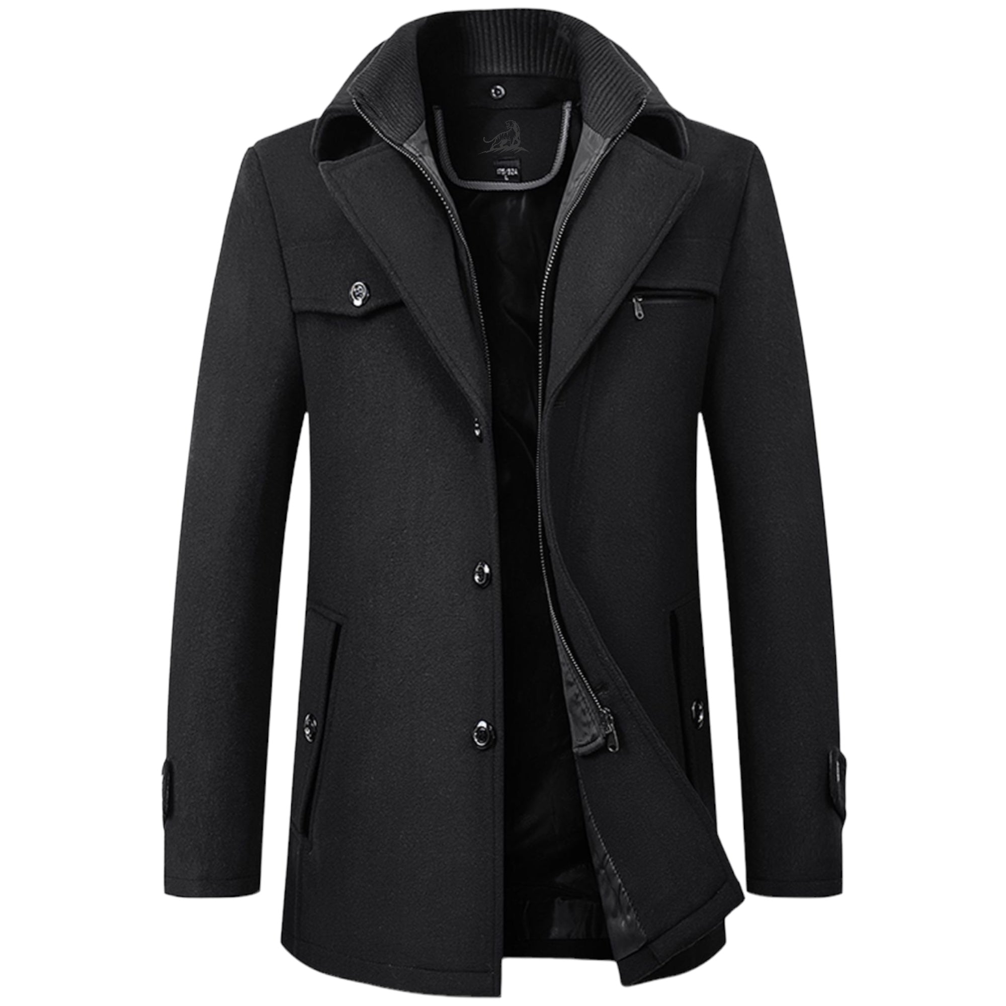 Regal Shield™ Men’s Wool Overcoat