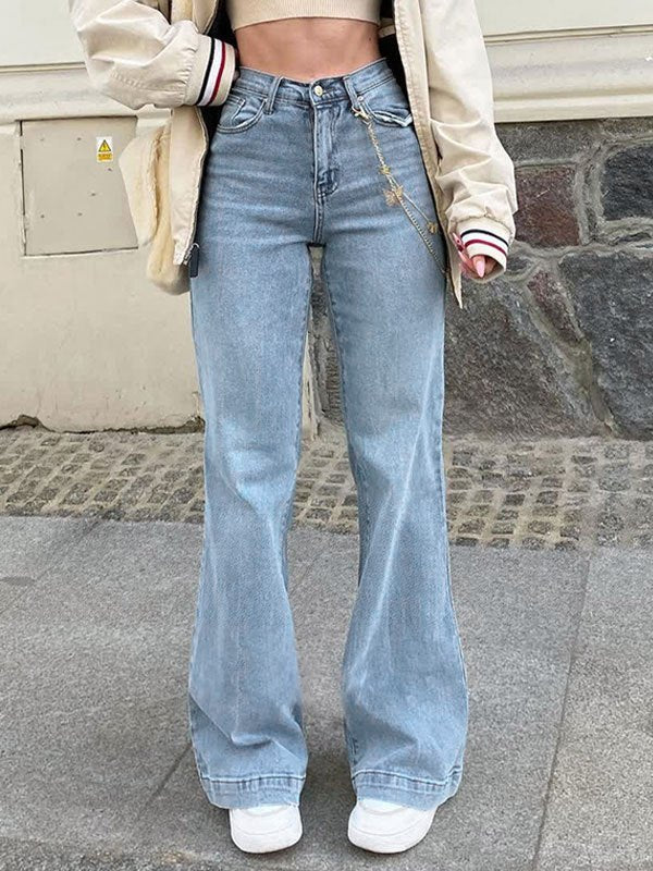 Jeans with medium waist