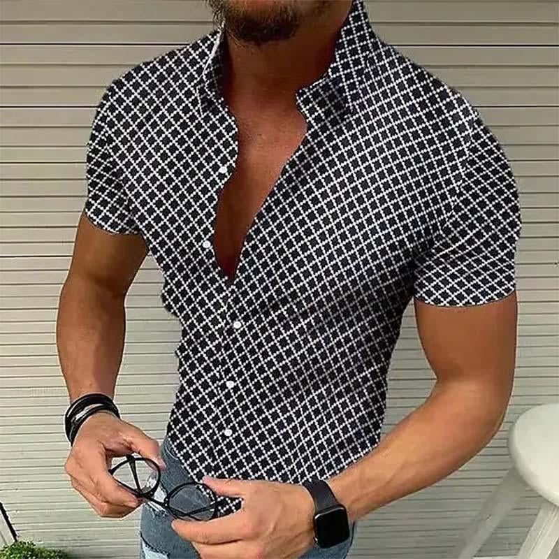 Breathable men's shirt for the summer