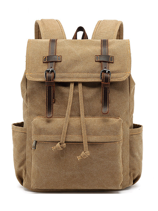 Casual outdoor travel bag canvas backpack