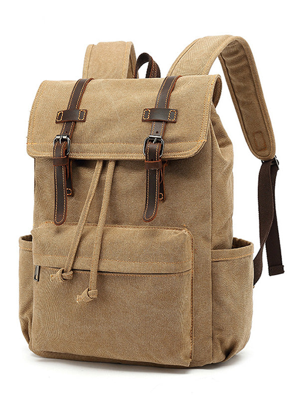 Casual outdoor travel bag canvas backpack