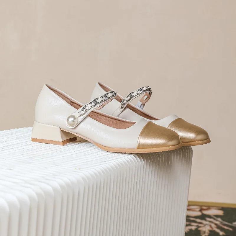 Classic shoes with chic strap detail