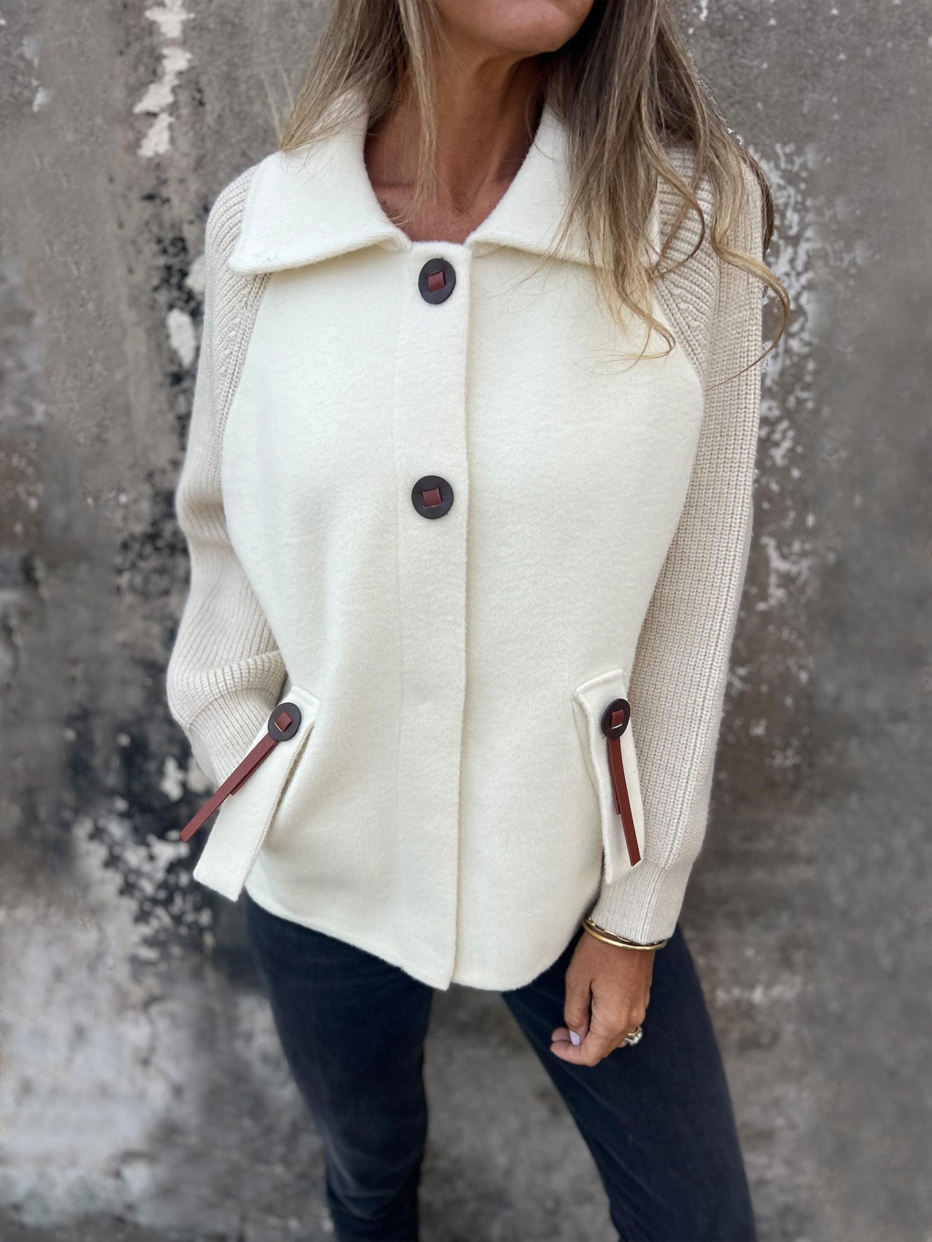 Samanta™ - Casual Cardigan Jacket with Lapels