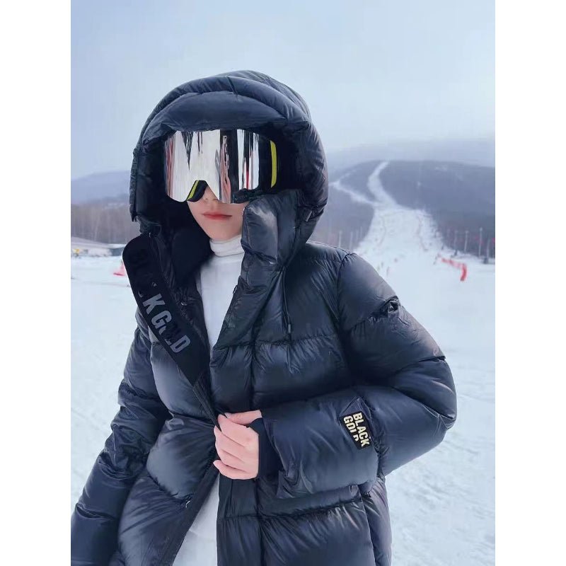 Juliana - Long Hooded Puffer Jacket