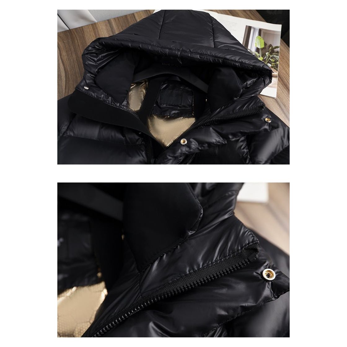 Juliana - Long Hooded Puffer Jacket