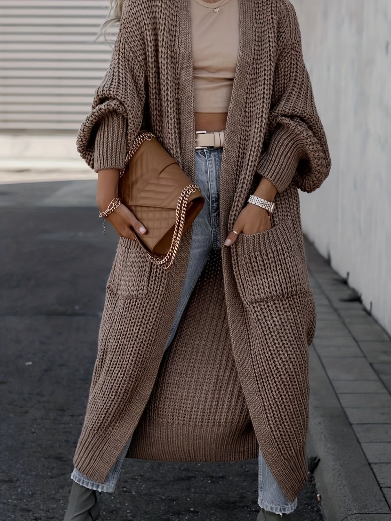 Long Knit Cardigan