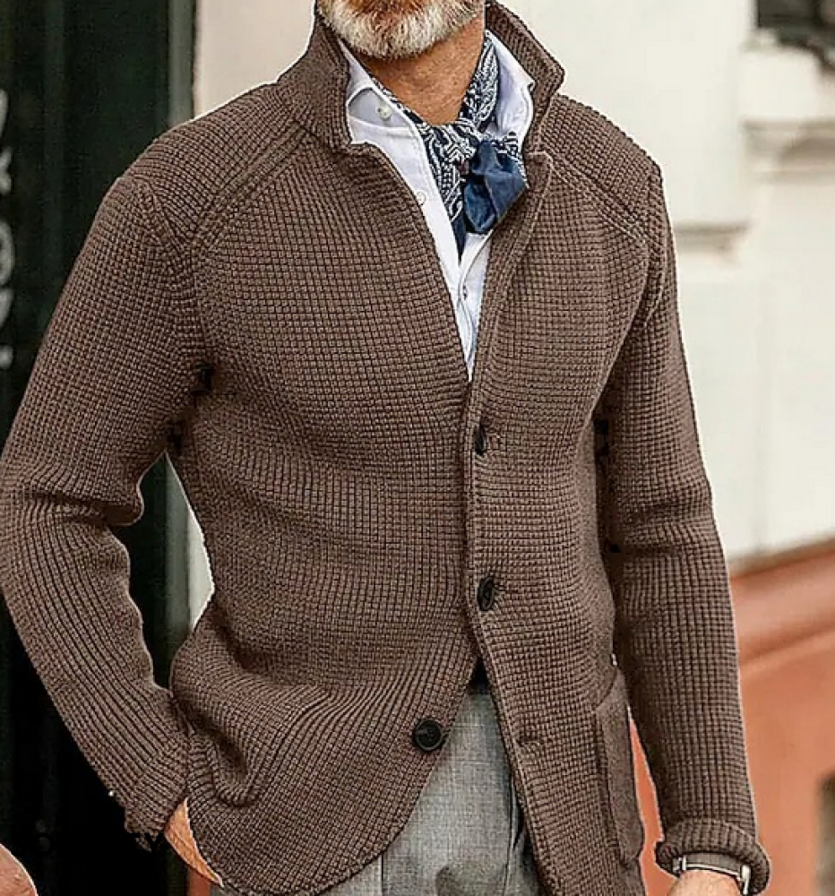 Osvaldo™ - Men's vintage knitted blazer