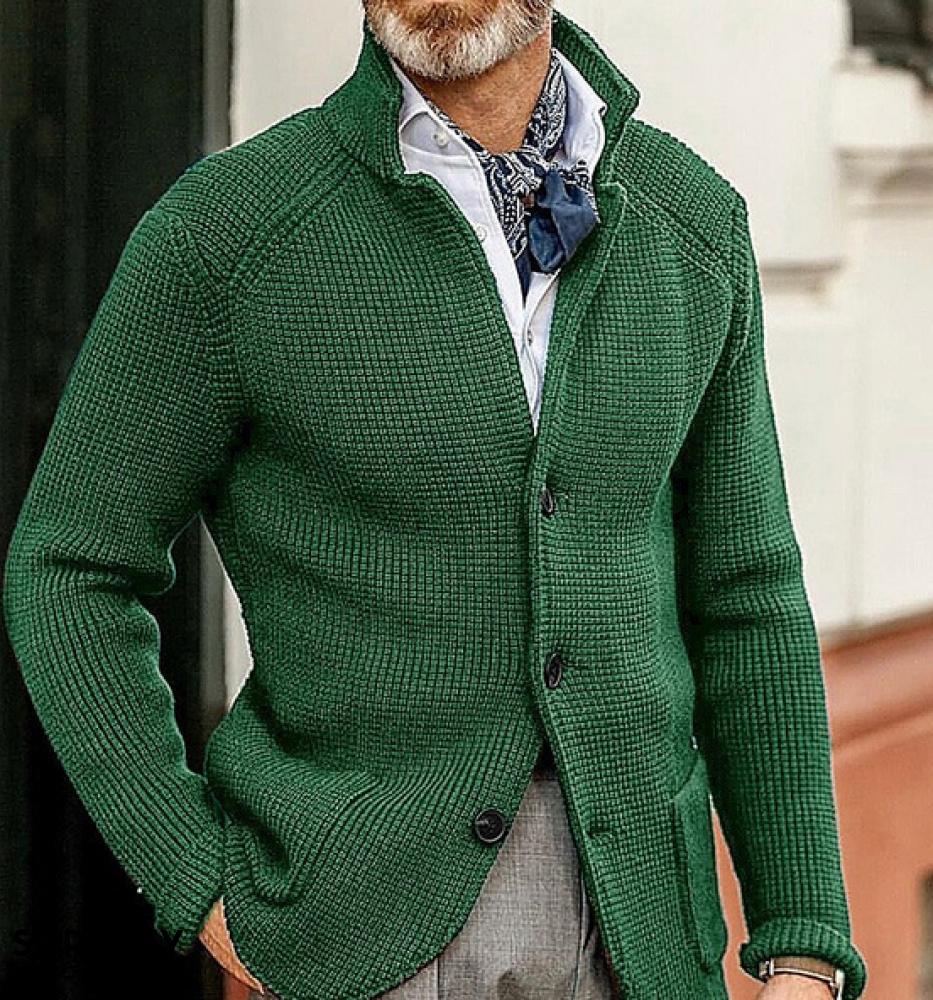 Osvaldo™ - Men's vintage knitted blazer