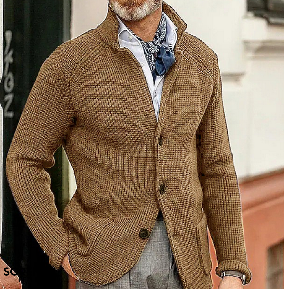 Osvaldo™ - Men's vintage knitted blazer