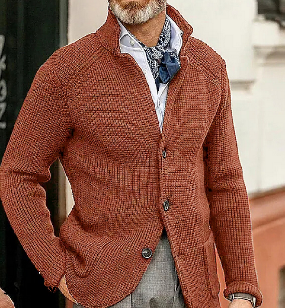 Osvaldo™ - Men's vintage knitted blazer