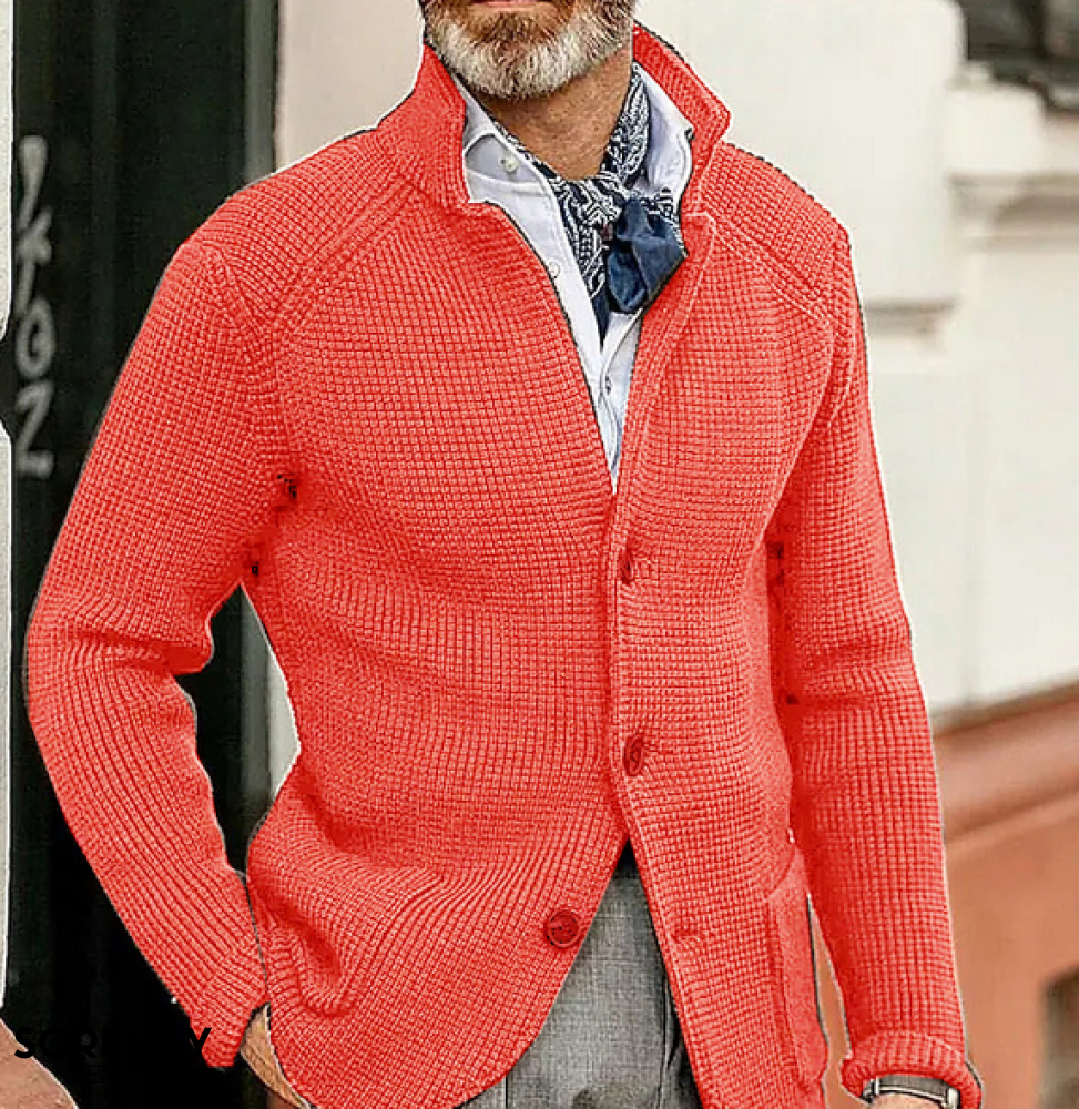 Osvaldo™ - Men's vintage knitted blazer