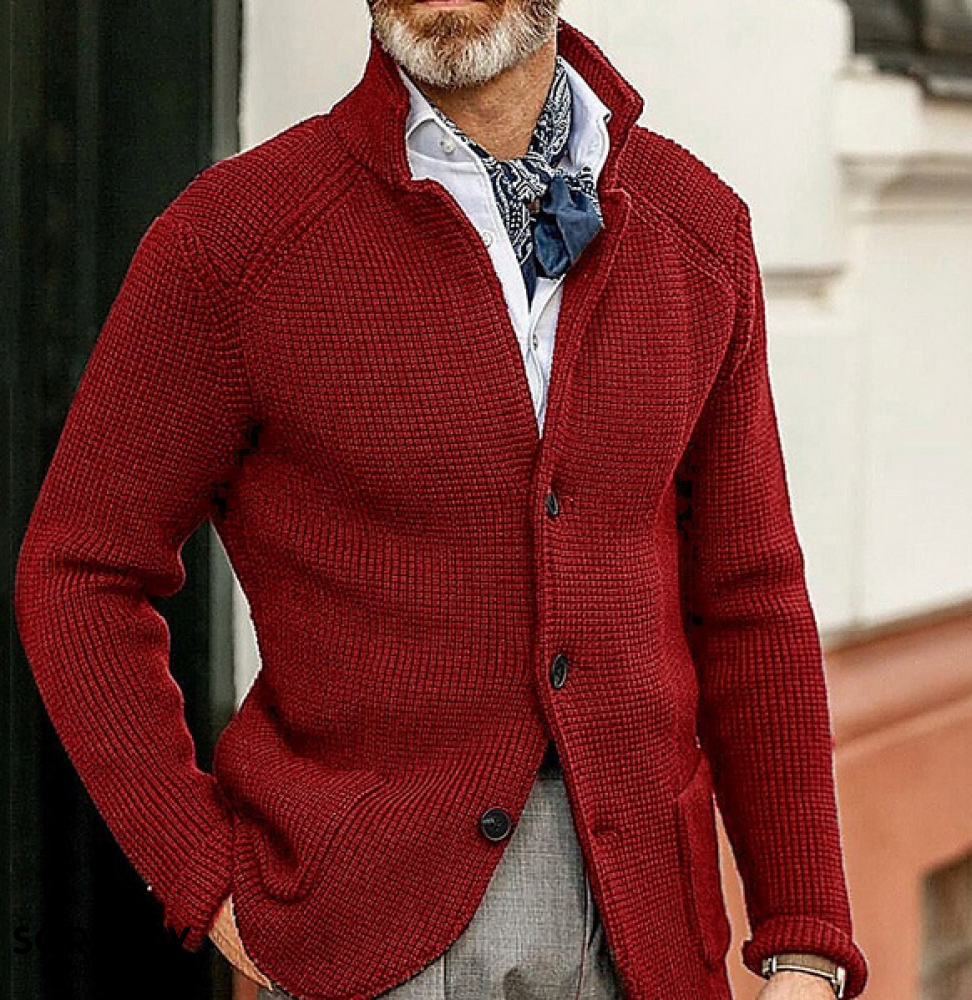 Osvaldo™ - Men's vintage knitted blazer