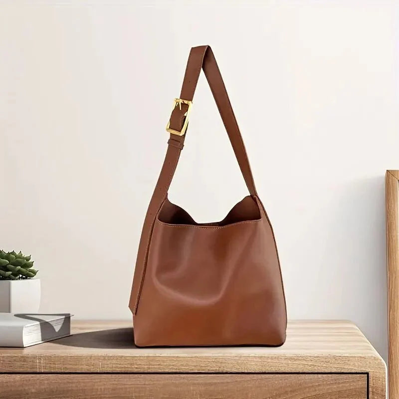 Minimalist Leather Shoulder Bag