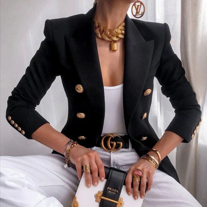 Kanaya™ - Elegant Buttoned Blazer