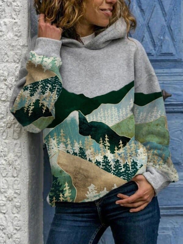 Mountain Landscape Hoodie