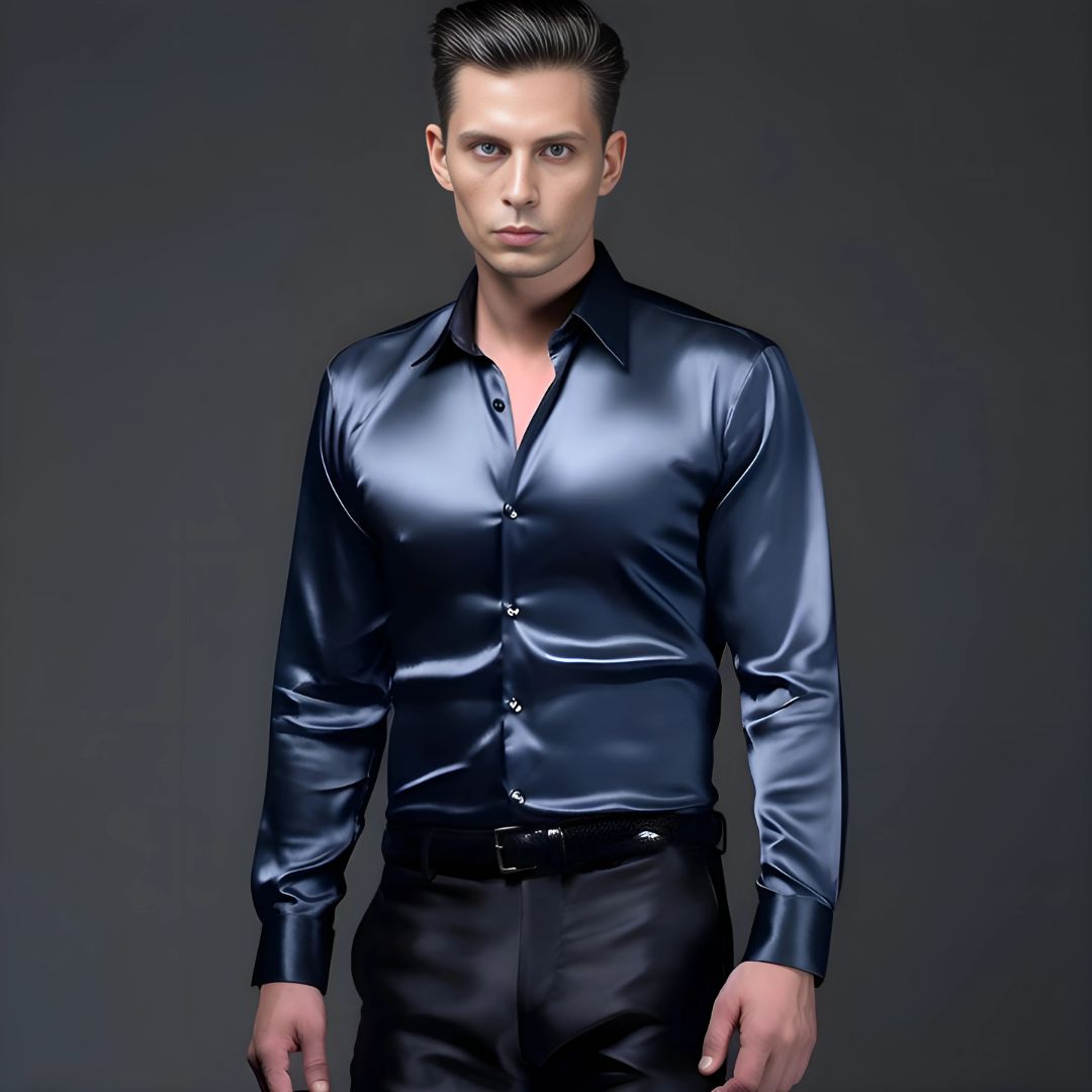 Men's Satin Luxury Shirts