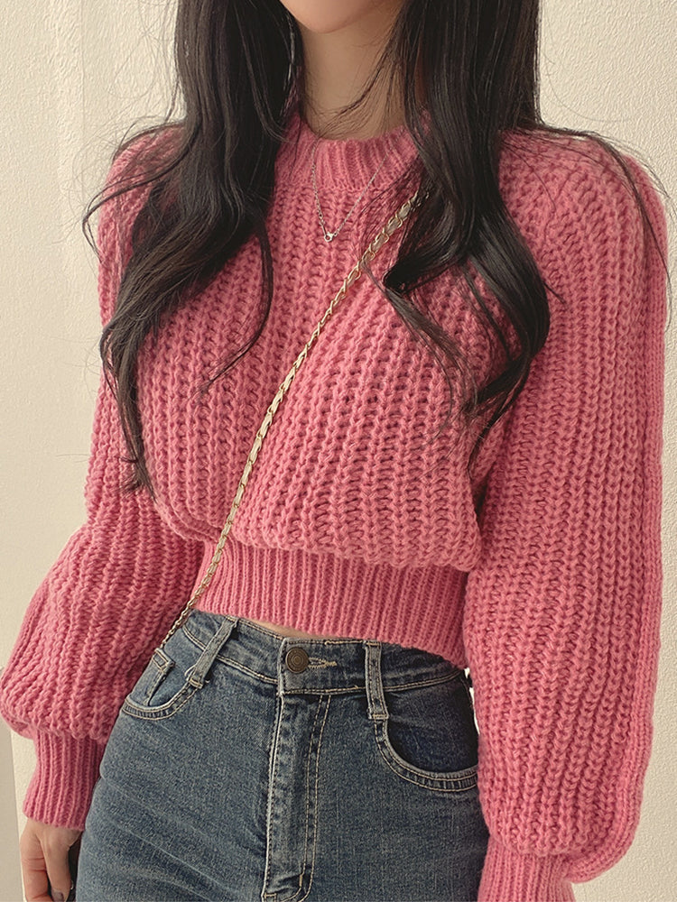 Narumi™ - Knitted Sweater Top