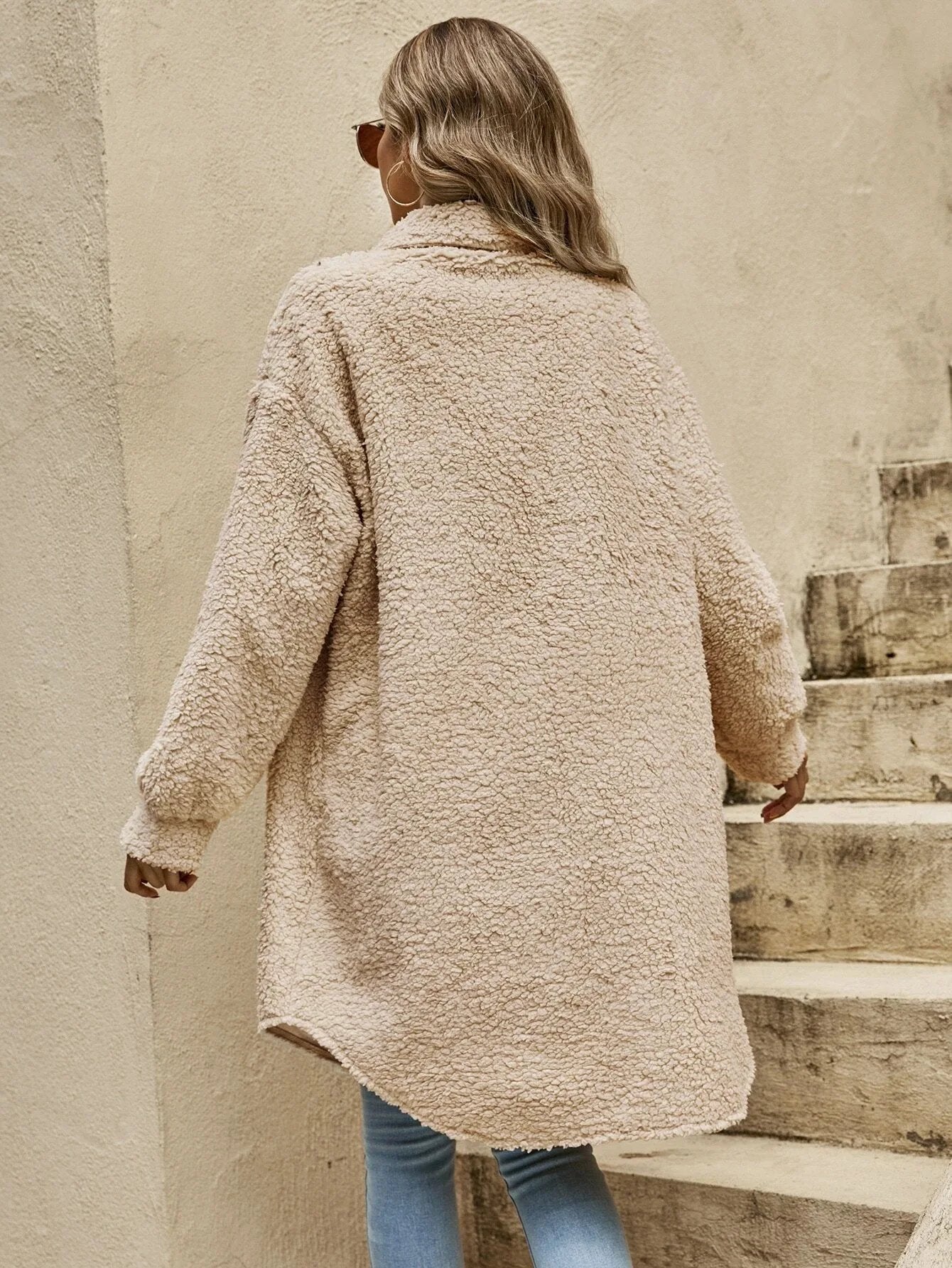 Oversized Teddy Coat