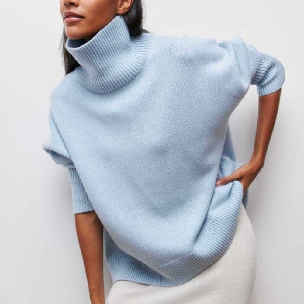 Oversized Turtleneck Sweater