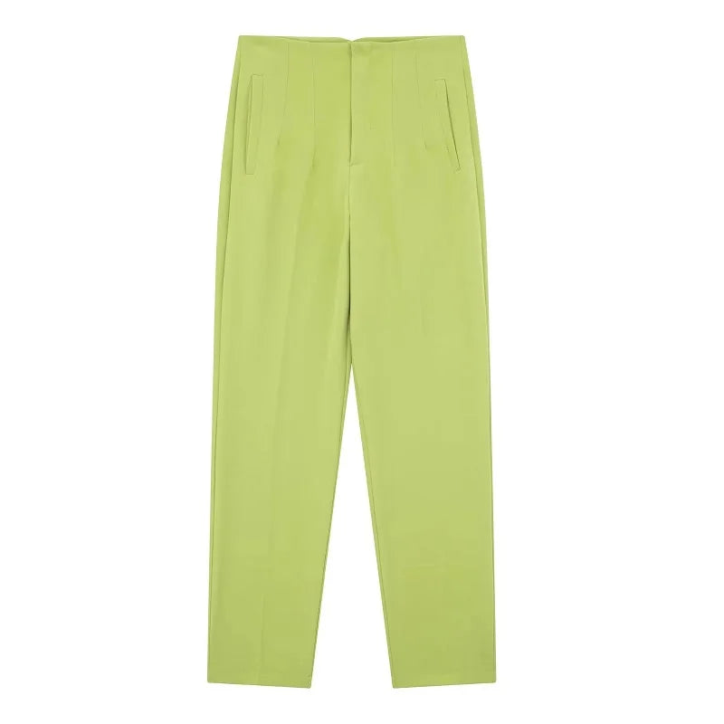 Claude™ - Elegant High-Waisted Trousers