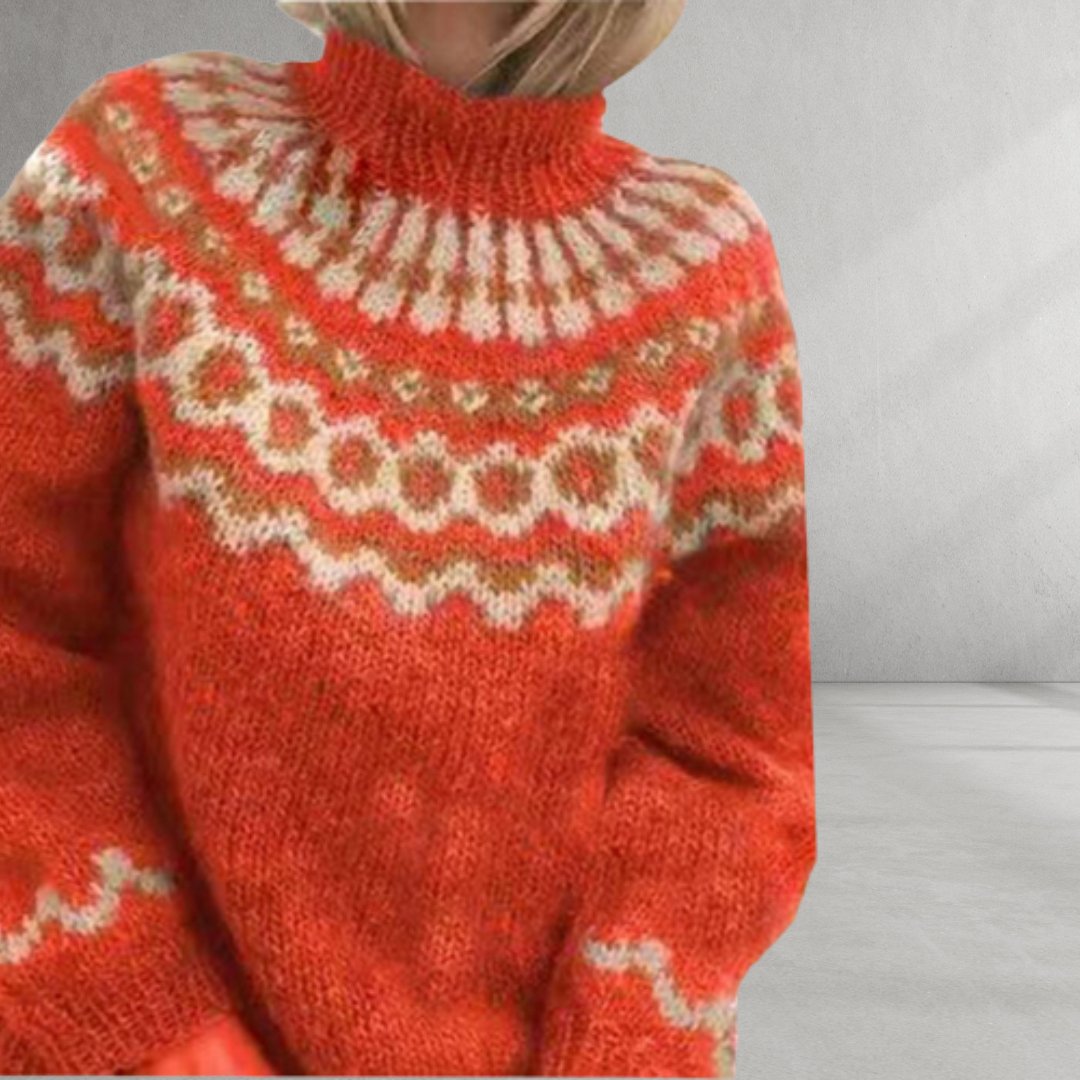 Patterned Wool Sweater