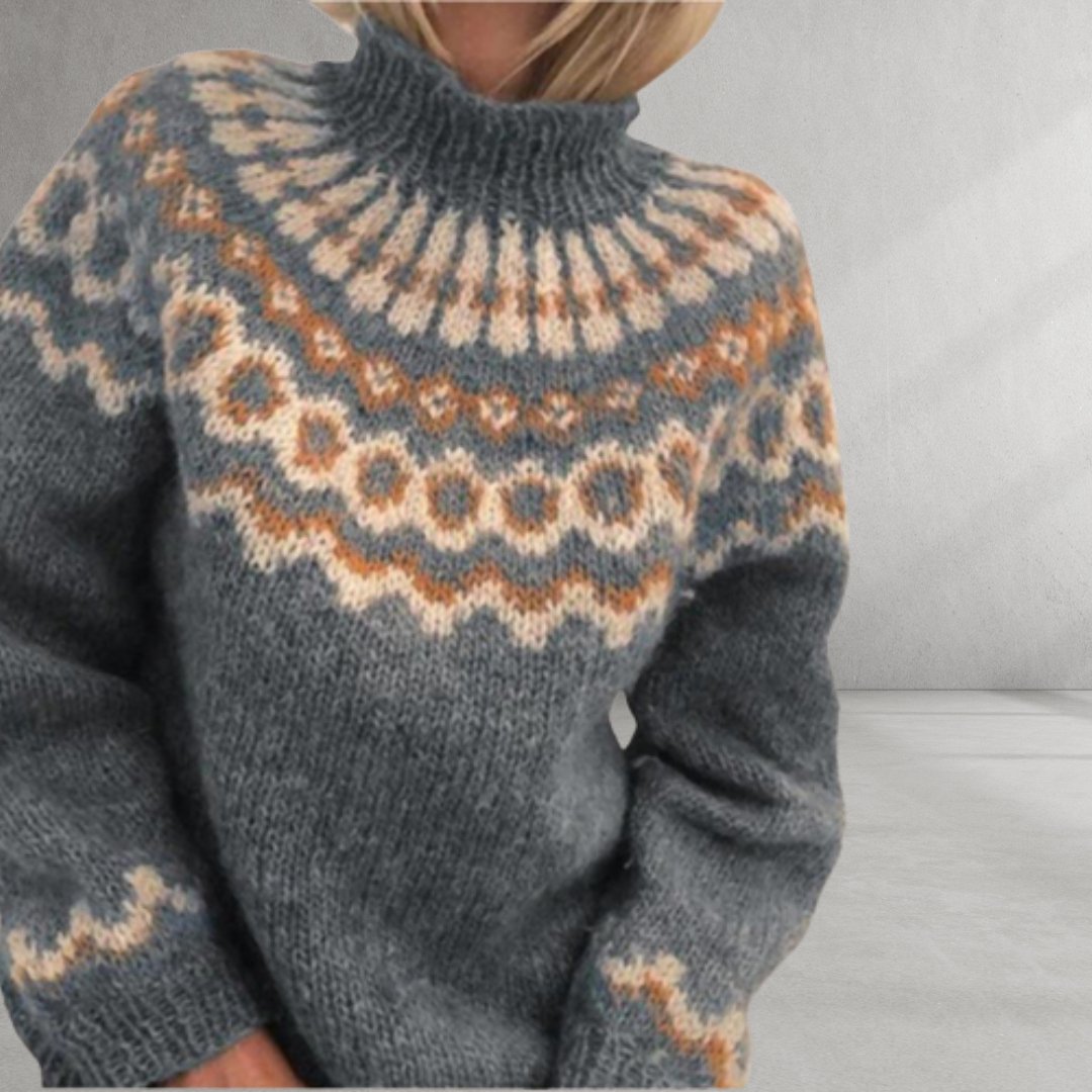 Patterned Wool Sweater