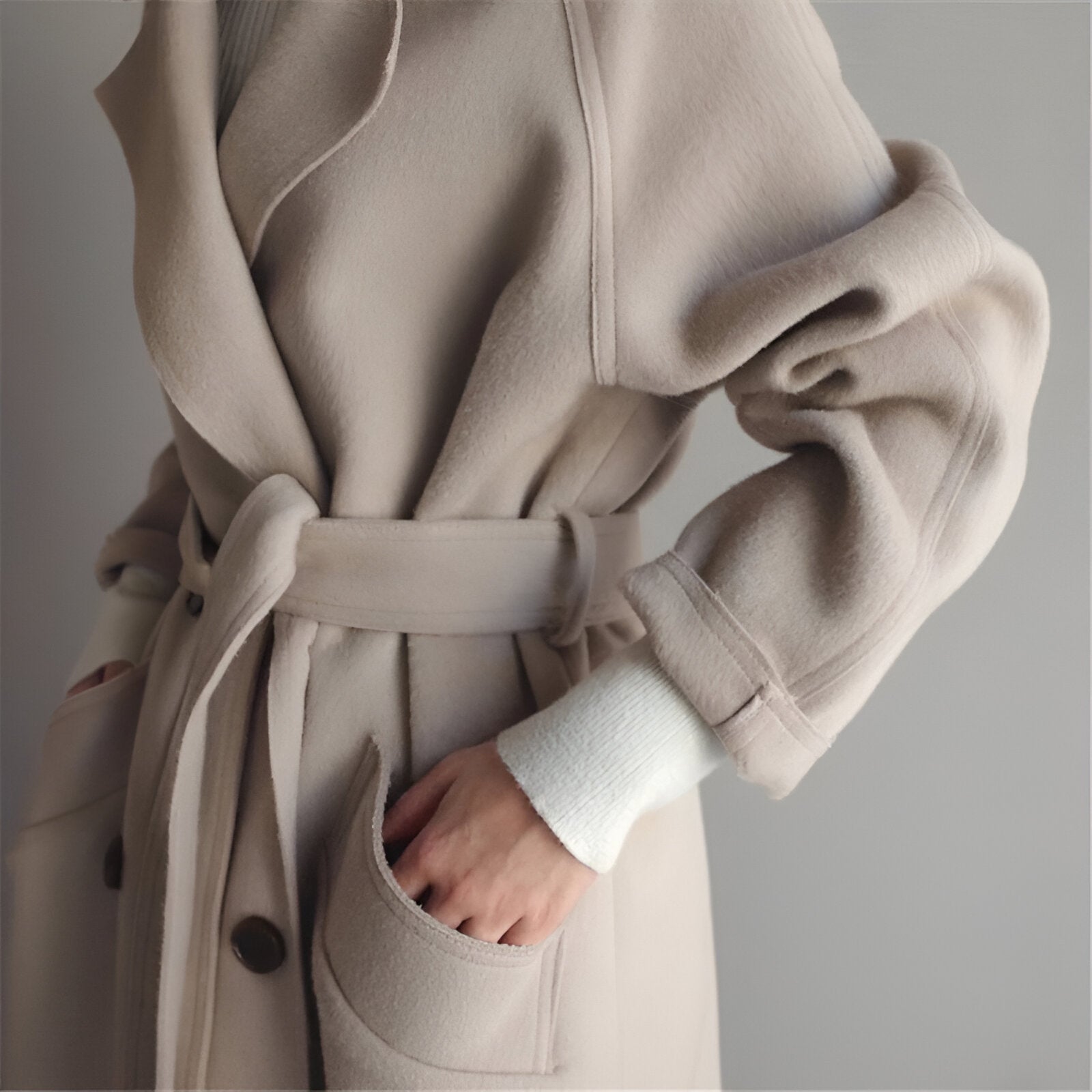 ELIN - Elegant fall trench coat for women