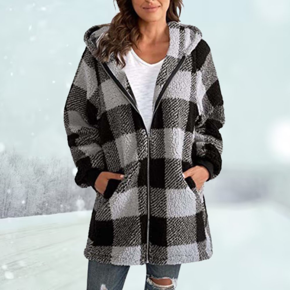 Plaid Fleece Jacket