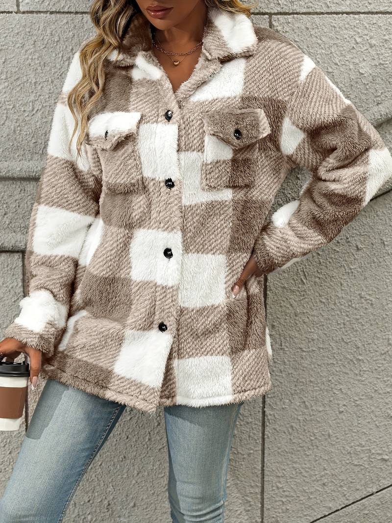 Plaid Fleece Shacket