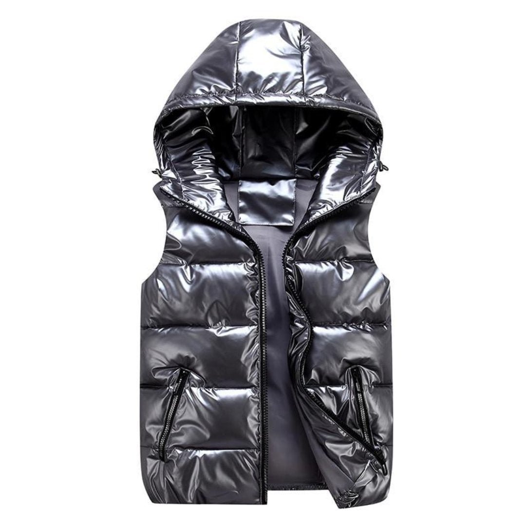 Callanae | Winter Puffer Hooded Vest for Women