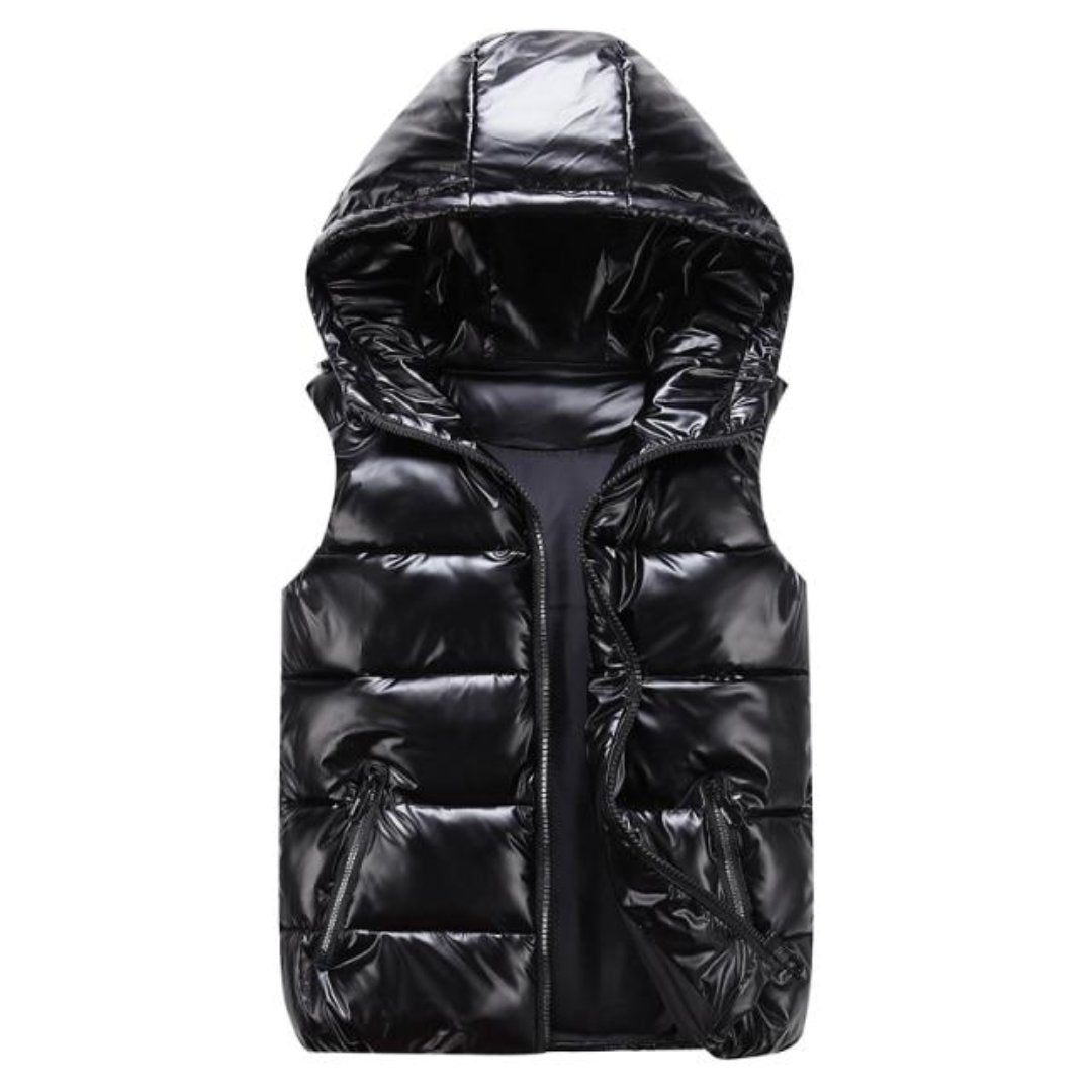 Callanae | Winter Puffer Hooded Vest for Women