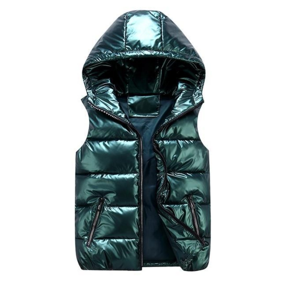 Callanae | Winter Puffer Hooded Vest for Women