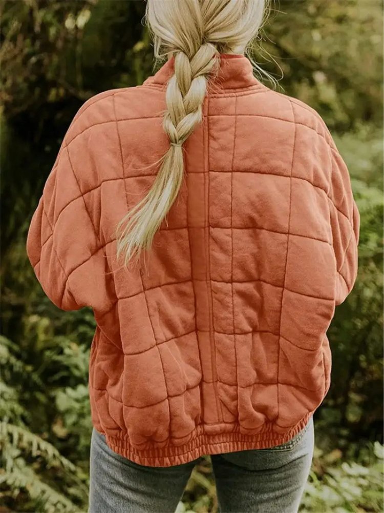 Quilted Fleece Jacket