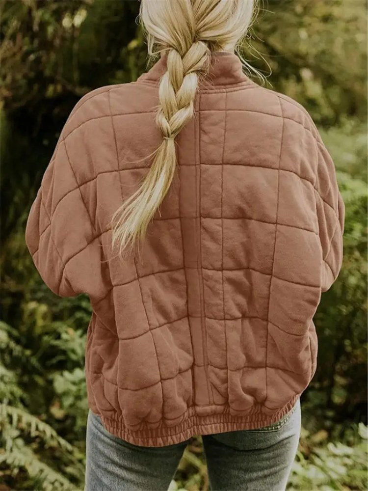 Quilted Fleece Jacket