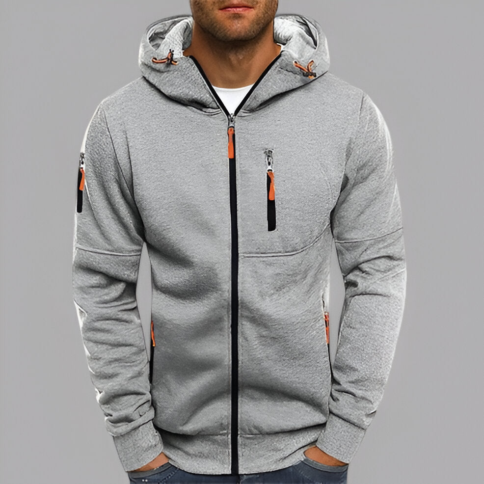 Comfortable cardigan with hood