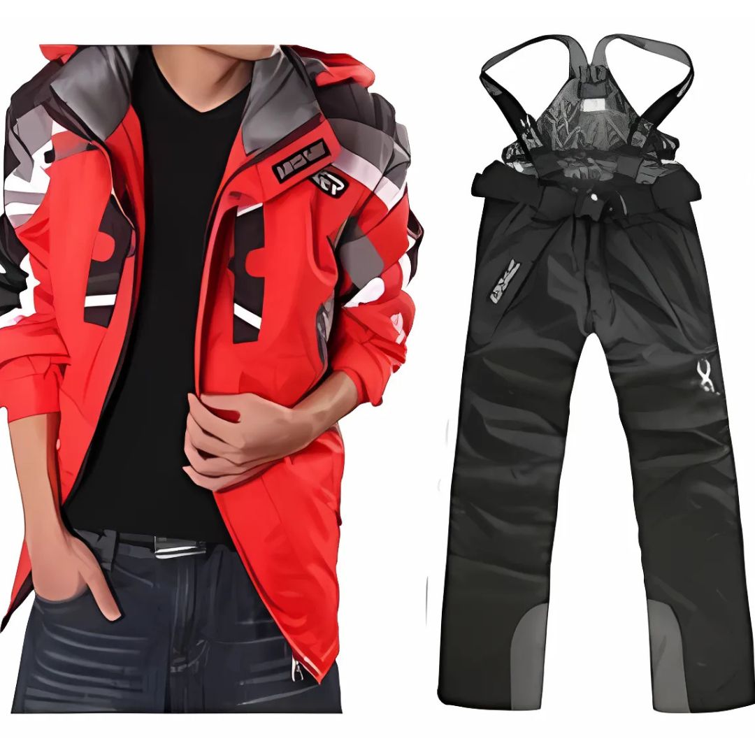 Men's Warm Snowboard Suit Waterproof