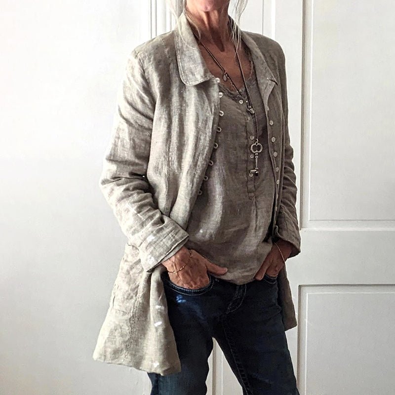 Relaxed Linen Jacket