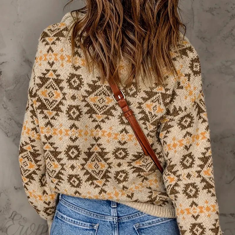 Retro-Inspired Fair Isle Sweater