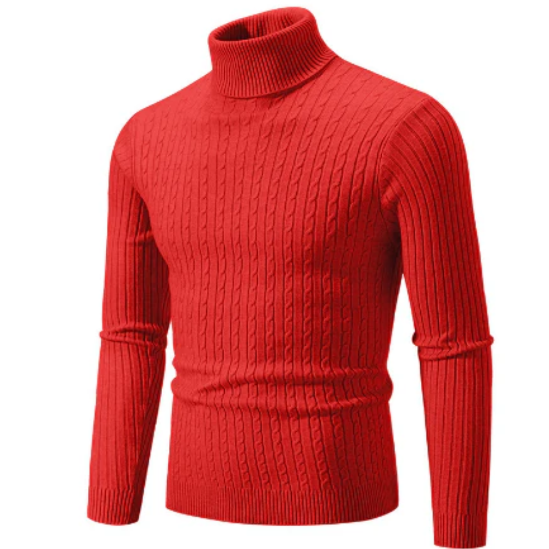 Keith | Turtleneck Knit Sweater For Men