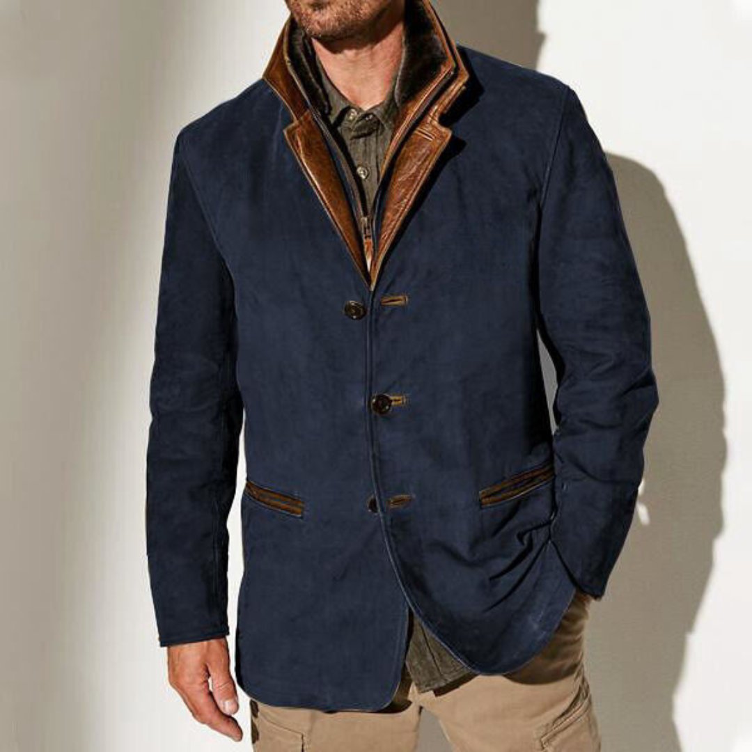 Lukarim | Warm Button Down Blazer For Men