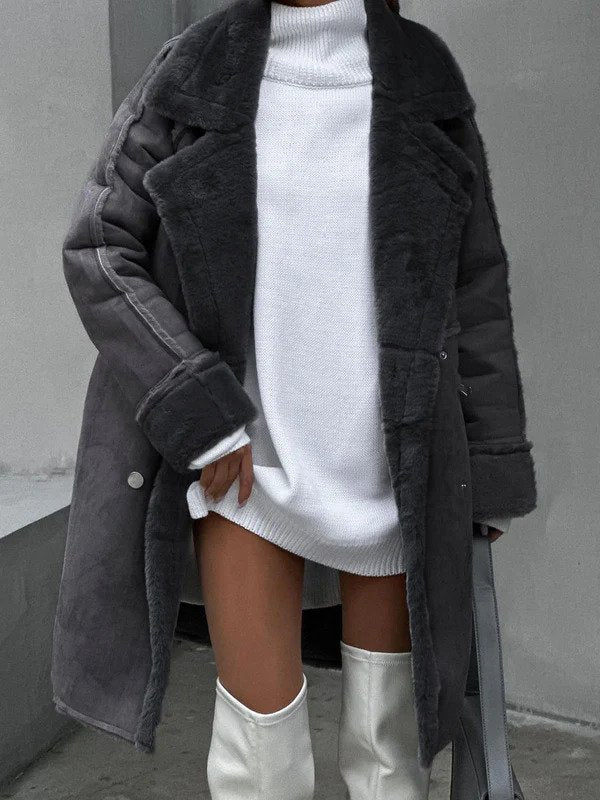 Shearling-Lined Coat