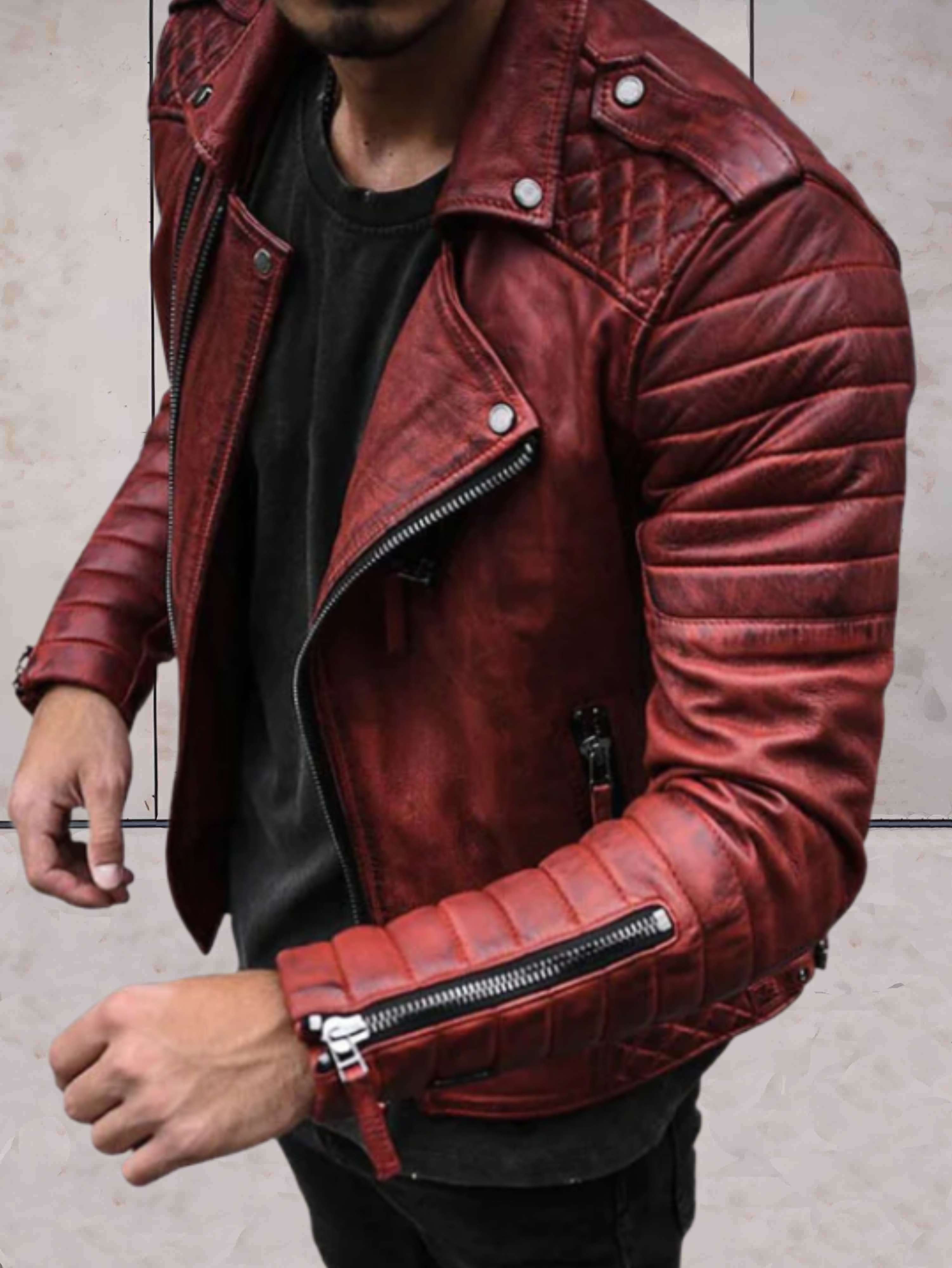 Elegant leather jacket