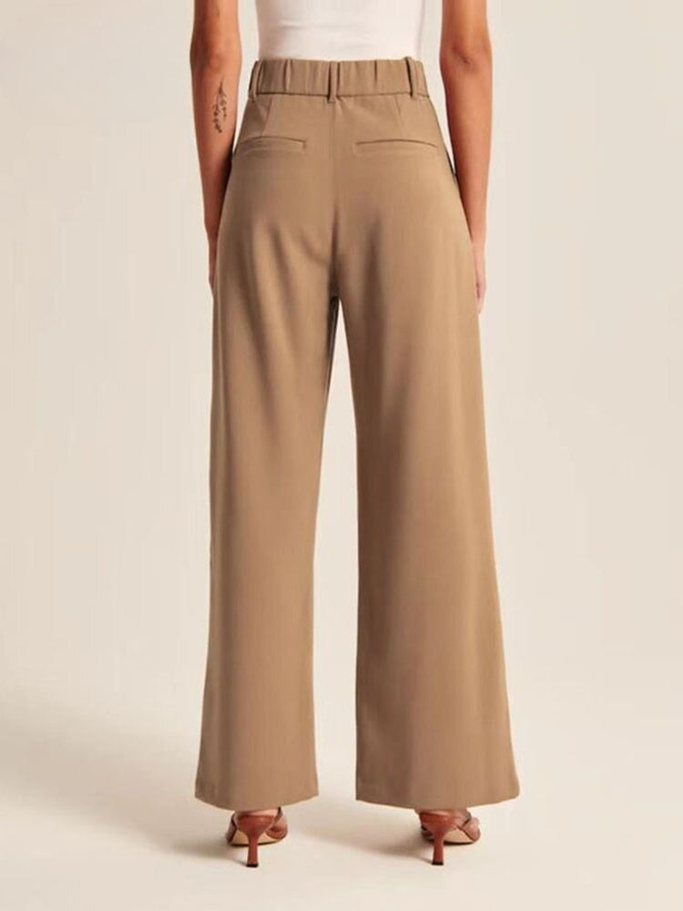 Jielur Pantalon - High quality trousers with wide legs