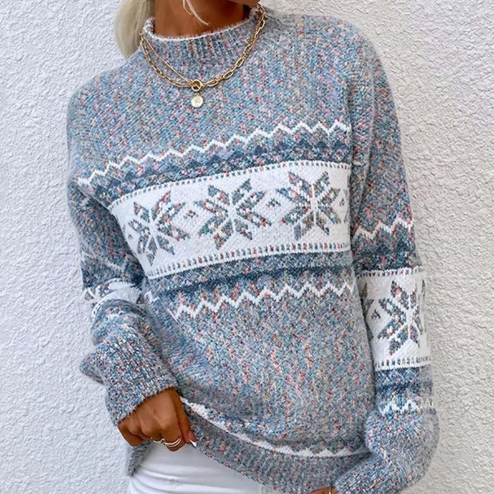 Snowflake Knit Sweater