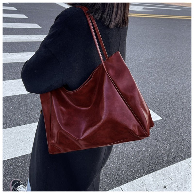 Soft Leather Tote Bag